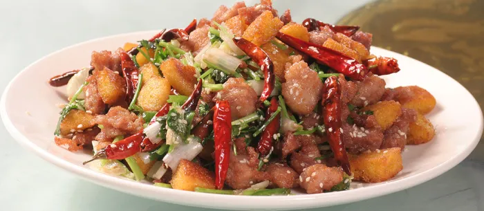 饼子腊肉丁 16元 (1)