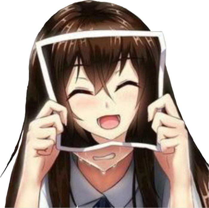 伪装素材女孩卡通