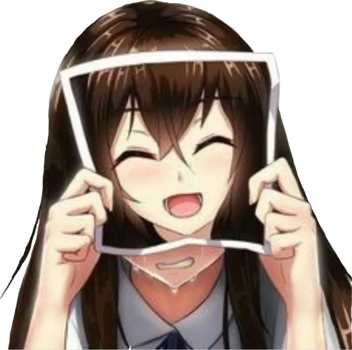 伪装素材女孩卡通