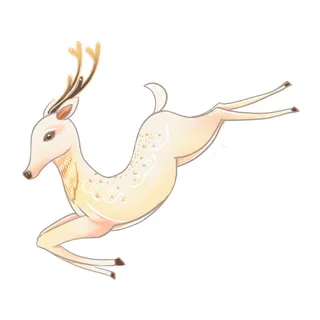 手绘国潮中国风敦煌神话九色鹿仙鹿麋鹿白鹿插画装饰PSD设计素材 手绘国潮中国风敦煌神话九色鹿仙鹿麋鹿白鹿插画装饰PSD设计素材
