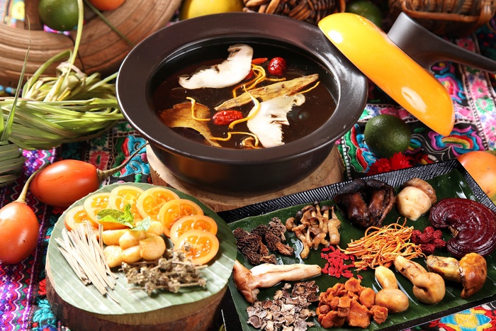 火锅菜品配菜清补汤底杂菌汤底