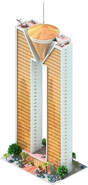 摩天大楼 PNG免抠