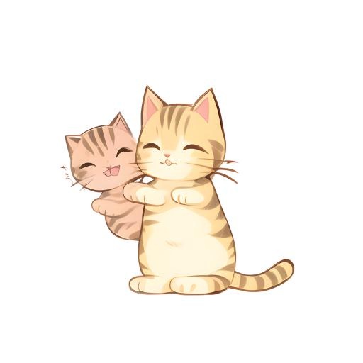 猫动物免抠(2048x2048)