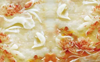 雕塑玉雕背景风景