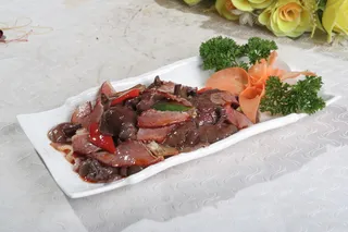 041红肝菌炒腊肉22元