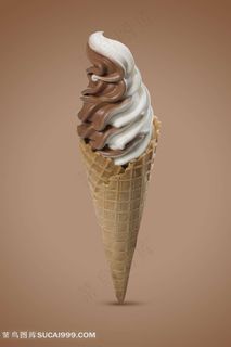 冰淇淋蛋筒图片