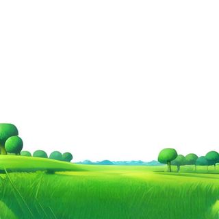 草丛草地草坡草原春天免抠