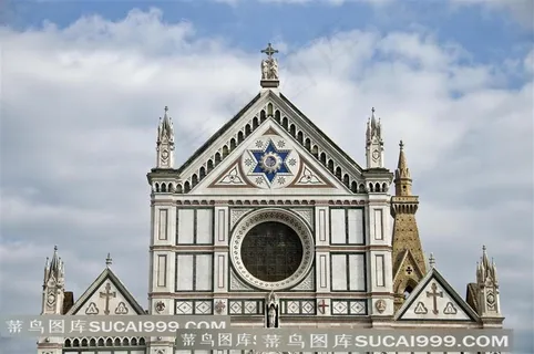 外国尖顶教堂建筑