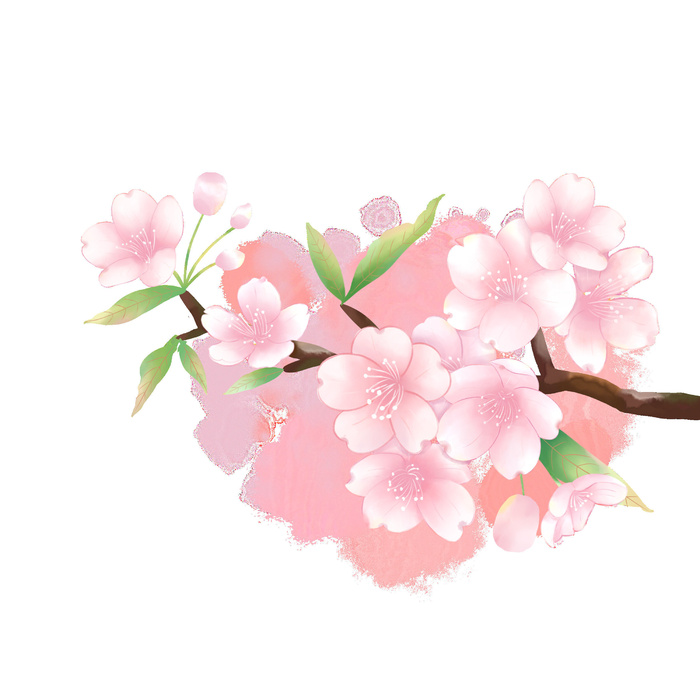 粉色花花psd文件素材psd模版下载