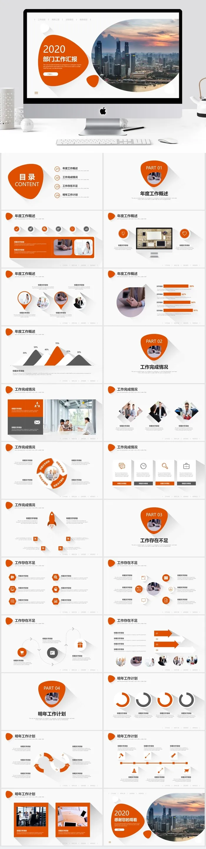 部门工作汇报ppt