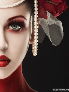 化妆品模特美容