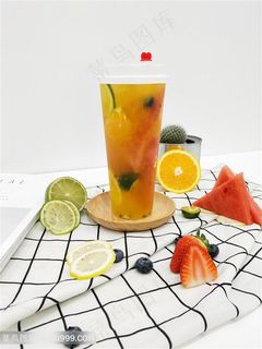 什锦水果茶果汁饮料