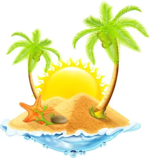 海滩 PNG免抠(762x800)