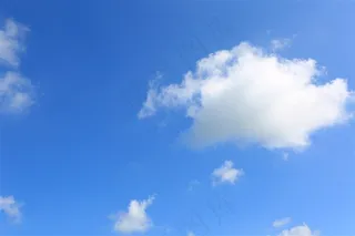 好看的蓝天白云素材