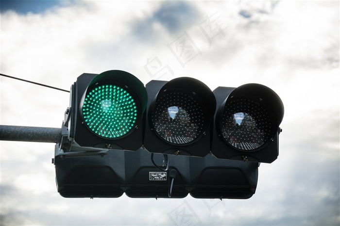 城市交通红绿灯高清图片