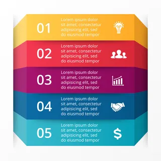 数据图表统计图形分析分类商务会议办公图标PSD模板素材