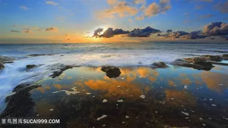 湖畔美景风景画壁纸