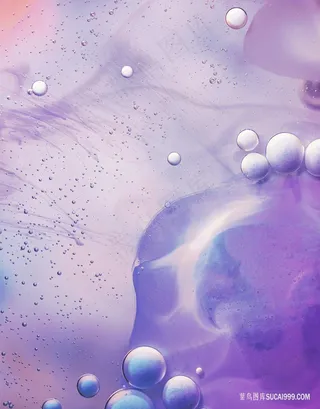 紫色抽象液态纹理背景图片