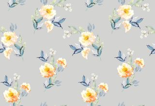 花卉唯美手绘花朵面料纹理手机壳布料面料印花服装矢量图案素材