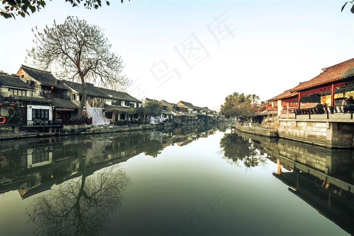 浙江西塘古镇风景素材图