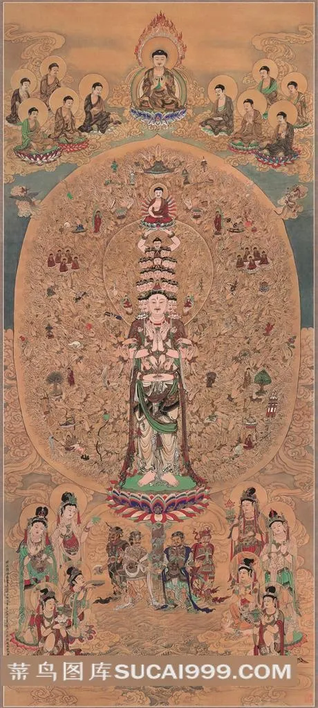 超高清千手观音像