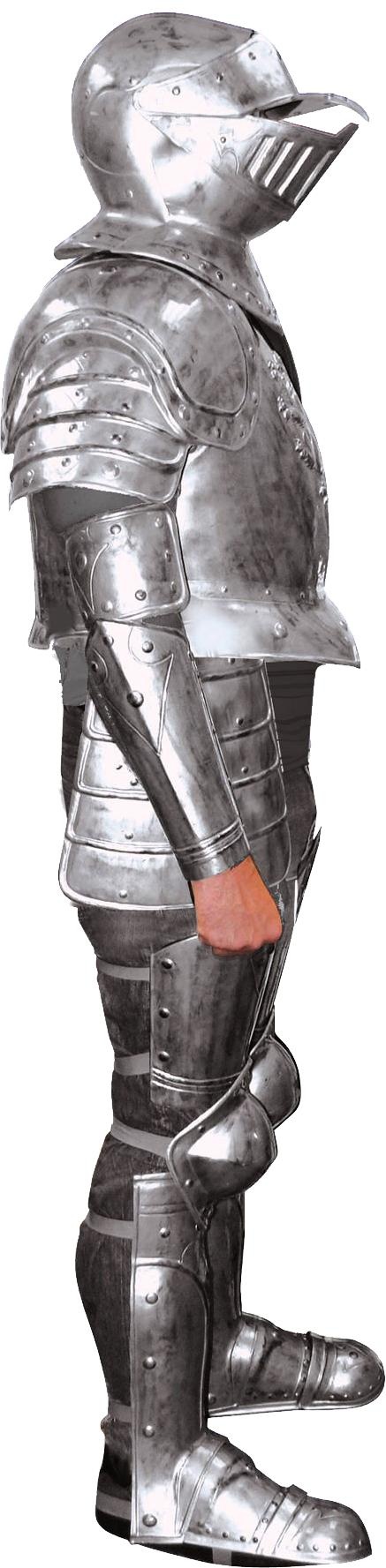 骑士盔甲 PNG免抠(437x1777)