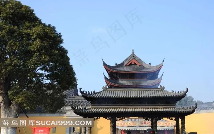 苏州重元寺建筑美景素材