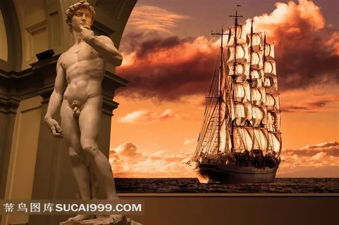 高清创意无框画设计素材