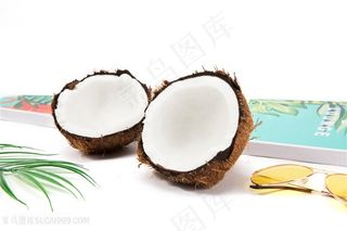 素食水果椰子图片