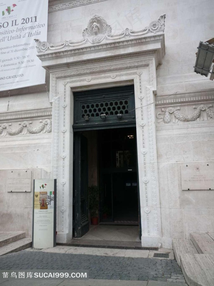 意大利罗马旅游实景摄影图片门