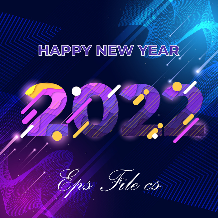 设计新年装饰素材eps,ai矢量模版下载