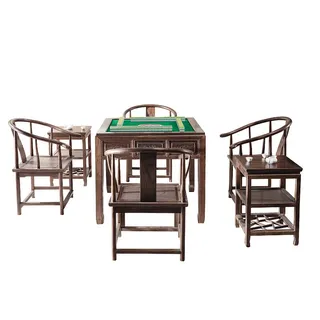 褐色麻将桌免扣素材