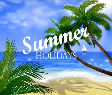 夏天海滩大海背景