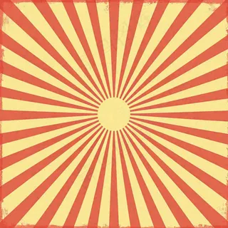 放射渐变绚丽，红黄色背景