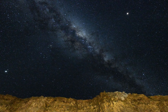 黑色星空摄影素材