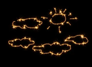 led灯光效果装饰素材