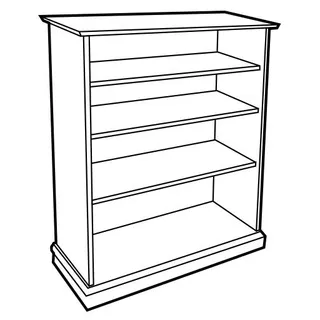 PNG书架书柜免抠