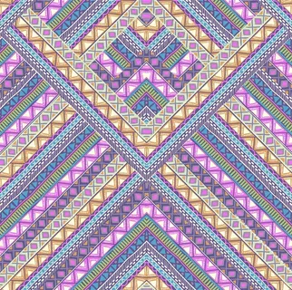 民族特色花纹背景素材