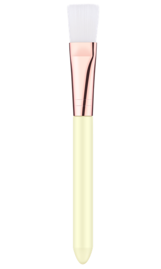 黄色软毛面膜硅胶刷