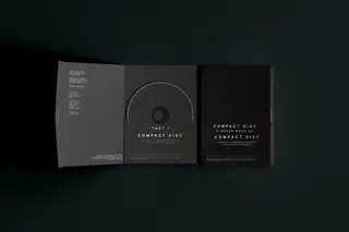 高端暗黑文具类文创VI样机模板