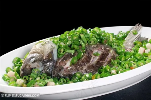 清烧千岛湖大鲫鱼中华美食摄影图 清烧千岛湖大鲫鱼中华美食摄影图