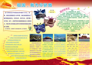 国庆节手抄报图片大全