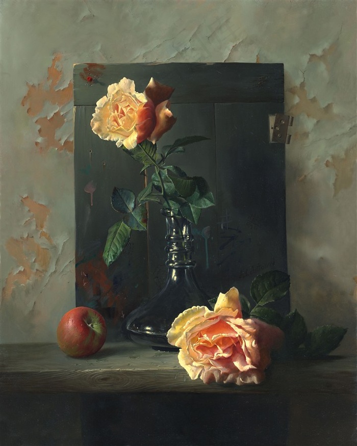 花卉静物油画图片