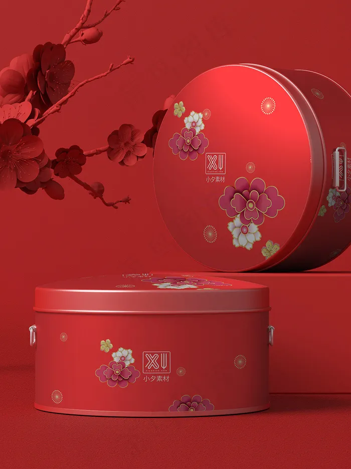 国潮风中式文创智能样机psd模版下载