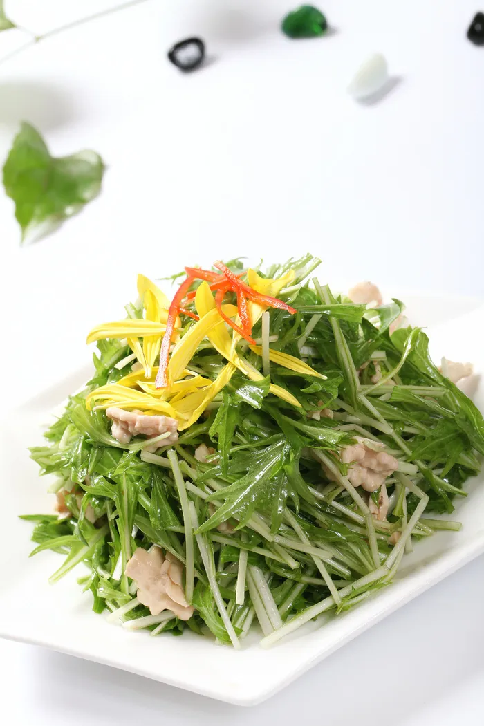 水晶菜拌桃仁 (1)