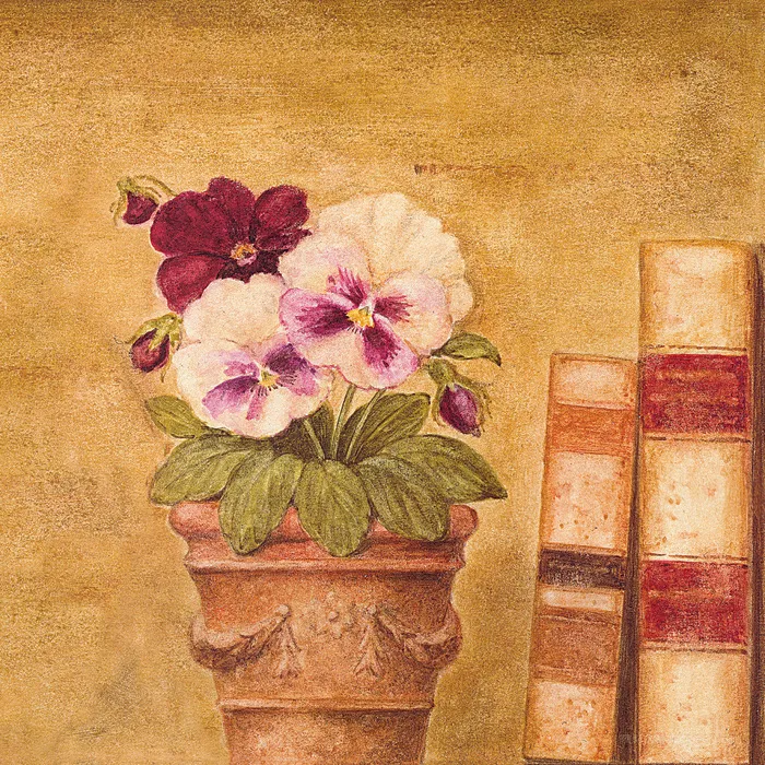唯美花卉书籍插画