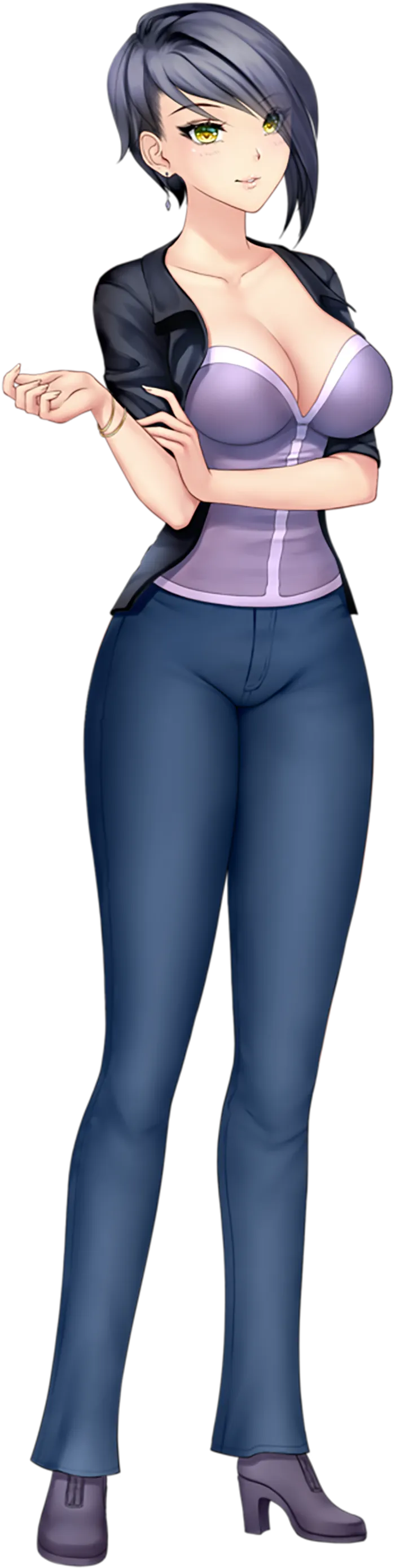 女孩素材卡通简笔