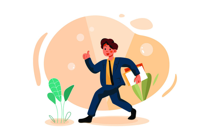 扁平化人物场景办公互联网等距ai矢量设计网页海报UI素材插画