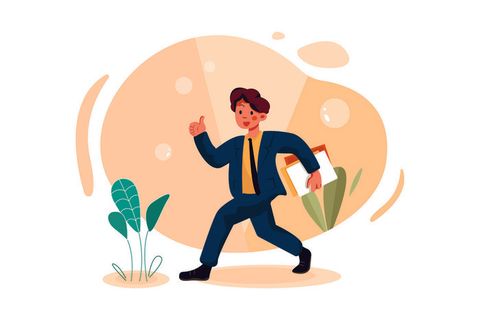 扁平化人物场景办公互联网等距ai矢量设计网页海报UI素材插画