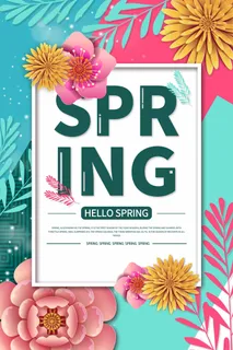 春天 春天宣传海报